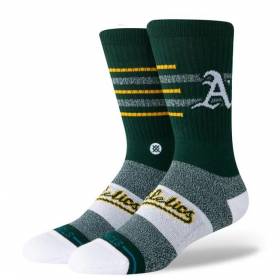 Stance Closer MLB Socks Oakland Athletics Green