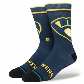 Chaussettes MLB Milwaukee Brewers Stance jersey Bleu marine