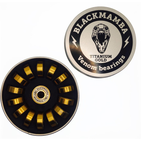 Blackmamba Titanium Gold Bearings