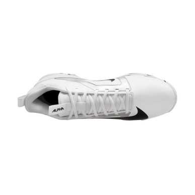 Crampons moulés Nike Alpha Menace Shark 4 Mid Blanc