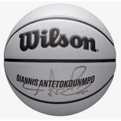 Balón de baloncesto Wilson NBA Player Icon UV Giannis Antetokounmpo