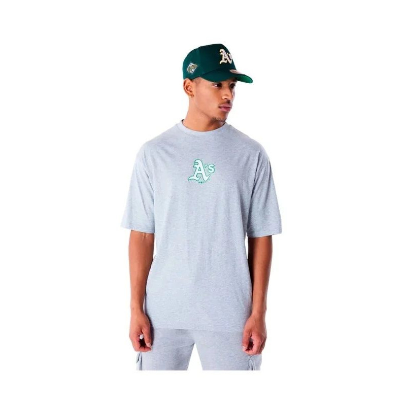 T-Shirt MLB Oakland Athletics New Era World Series Gris