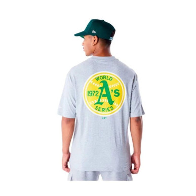 T-Shirt MLB Oakland Athletics New Era World Series Gris