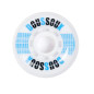 Roues Doussoux B21 pour Roller pack de 4 blanc