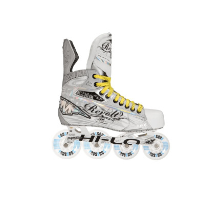 Roues Doussoux B21 pour Roller pack de 4 blanc