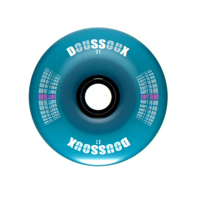 Roues Doussoux ST pour Roller pack de 4 bleu