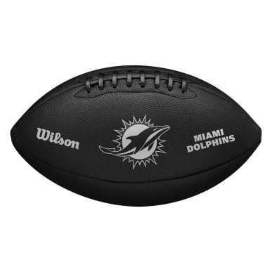 Ballon de Football Américain NFL Miami Dolphins Wilson Metallic