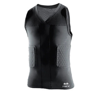 Camiseta de Protección para Costillas McDavid Hexpad "Dunk II" Negra