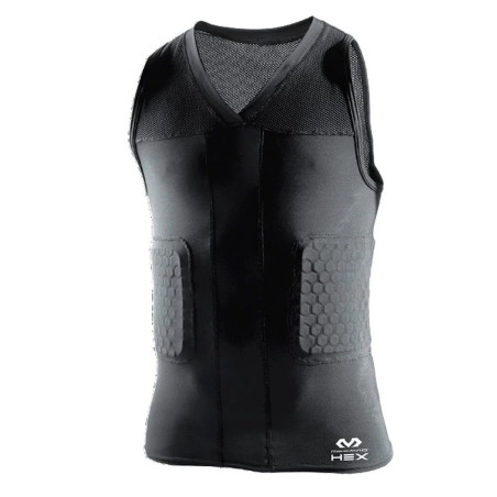 Camiseta de Protección para Costillas McDavid Hexpad "Dunk II" Negra