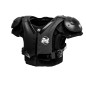 Épaulière Football Americain 2inone Poly Noir pour Adulte