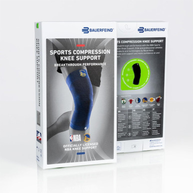 Bauerfeind NBA Golden State Warriors Knee support Blue