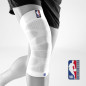 Genouillère Bauerfeind Compression NBA Blanc