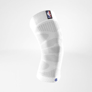Genouillère Bauerfeind Compression NBA Blanc