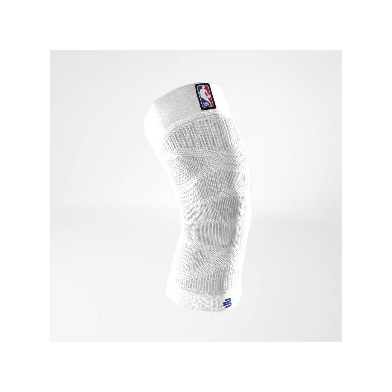 Genouillère Bauerfeind Compression NBA Blanc