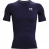 T-shirt de compression à manche courte Under Armour HeatGear Bleu marine T-shirt de compression à manche courte Under Armour HeatGear Bleu marine