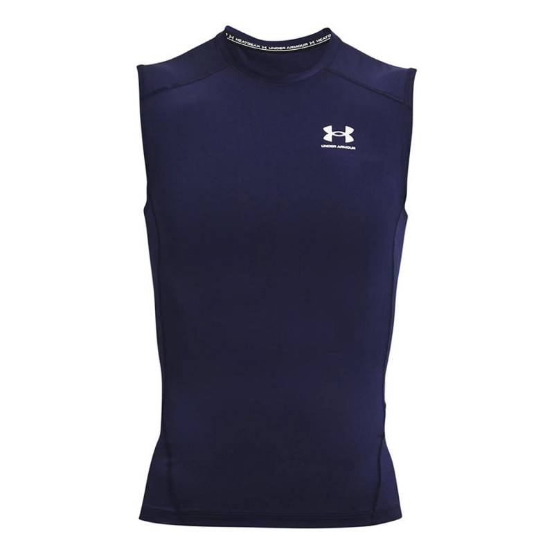 Maillot de compression sans manche Under Armour Bleu marine