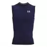 Maillot de compression sans manche Under Armour Bleu marine