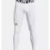 Legging de Compresión Hombre Under Armour ColdGear Blanco