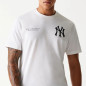 T-shirt MLB New York Yankees New Era Arch Graphic blanc
