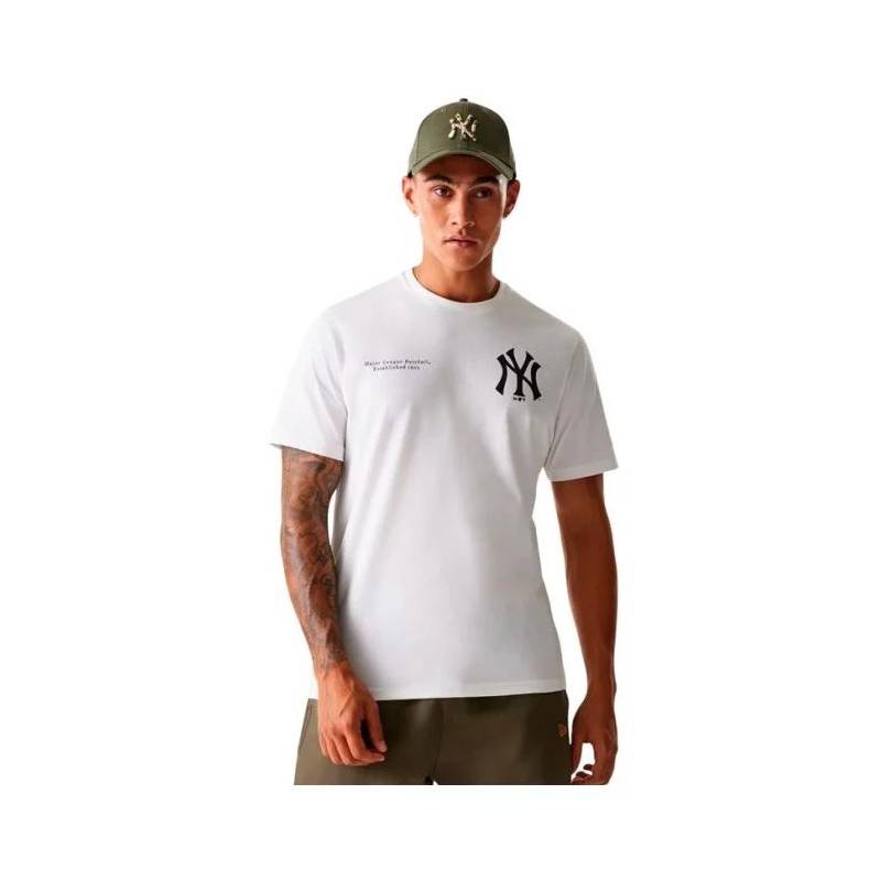 T-shirt MLB New York Yankees New Era Arch Graphic Blanco