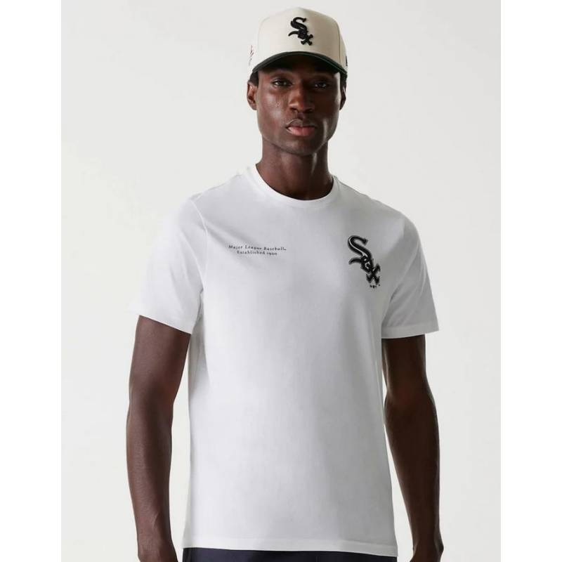 T-shirt MLB Chicago White Sox New Era Arch Graphic blanc