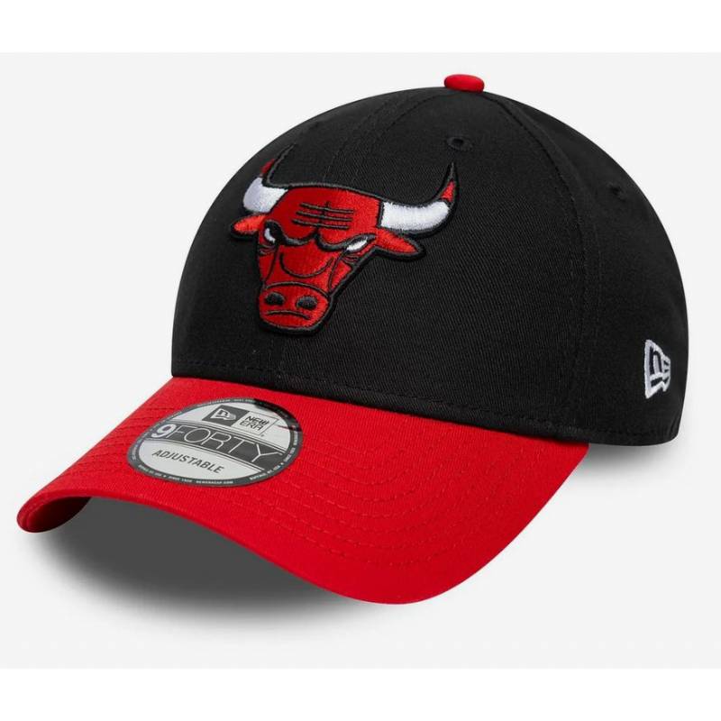 Gorra NBA Chicago Bulls New Era Side Patch 9FORTY negro