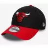 Gorra NBA Chicago Bulls New Era Side Patch 9FORTY negro