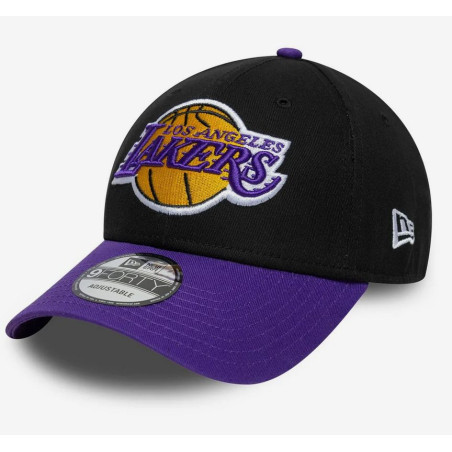 Gorra NBA Los Angeles Lakers New Era Side Patch 9FORTY negro