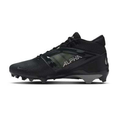 Crampons de Football Americain moulés Nike Alpha menace Pro 4 noir