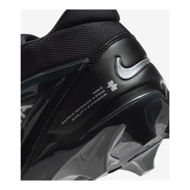 Crampons de Football Americain moulés Nike Alpha menace Pro 4 noir