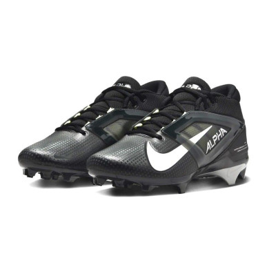 Tacos de Fútbol Americano Moldeados Nike Alpha Menace Pro 3 Negro | Rendimiento