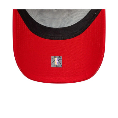 Casquette NBA Chicago Bulls New Era Patch Trucker Rouge