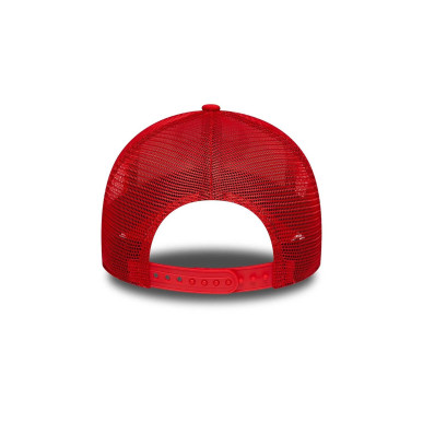 Casquette NBA Chicago Bulls New Era Patch Trucker Rouge