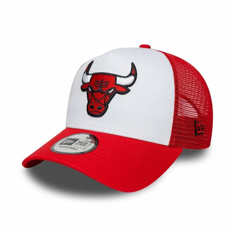 Gorra NBA Chicago Bulls New Era Patch Trucker Rojo