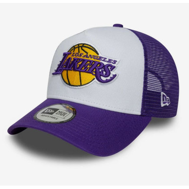 New Era Trucker Patch hat NBA Los Angeles Lakers Purple