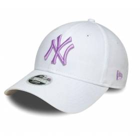 Casquette MLB New York Yankees New Era League Essential 9Forty Blanc pour Femme