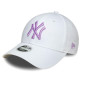 Women's New Era League Essential 9Forty hat MLB New York Yankees White Women's New Era League Essential 9Forty hat MLB New York Yankees White