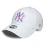 Gorra MLB New York Yankees New Era League Essential 9Forty Blanco para Mujer