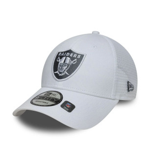 Gorra NFL Las Vegas Raiders New Era 9Forty Trucker Blanco
