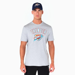 T-shirt NBA Oklahoma city thunder New Era Gris