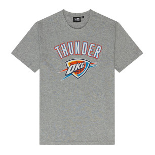 Men's New Era Team logo t-shirt NBA Oklahoma city thunder Grey