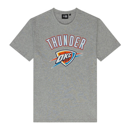 T-shirt NBA Oklahoma city thunder New Era Team logo Gris
