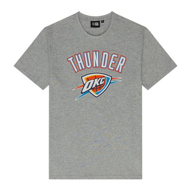 T-shirt NBA Oklahoma city thunder New Era Team logo Gris