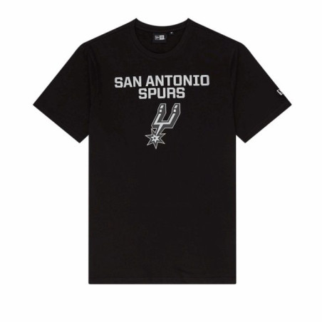 Men's New Era Team logo T-shirt NBA San Antonio Spurs Black