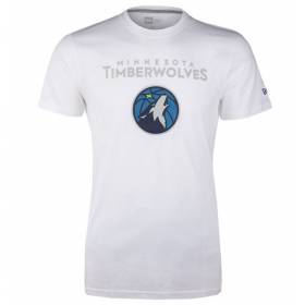 Camiseta NBA Minnesota Timberwolves New Era Blanco para hombre