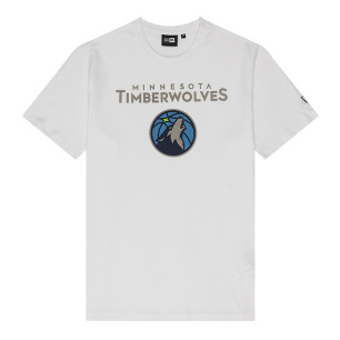 T-Shirt NBA Minnesota Timberwolves New Era Blanc