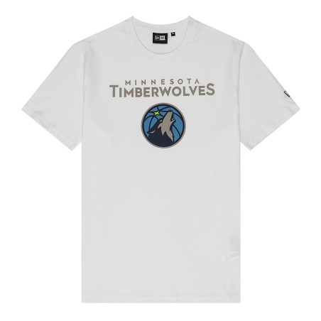 T-Shirt NBA Minnesota Timberwolves New Era Blanc