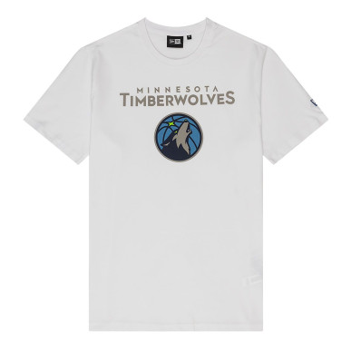 T-Shirt NBA Minnesota Timberwolves New Era Blanc