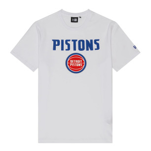T-Shirt NBA Detroit Pistons New Era Blanc