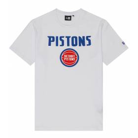 T-Shirt NBA Detroit Pistons New Era Blanc
